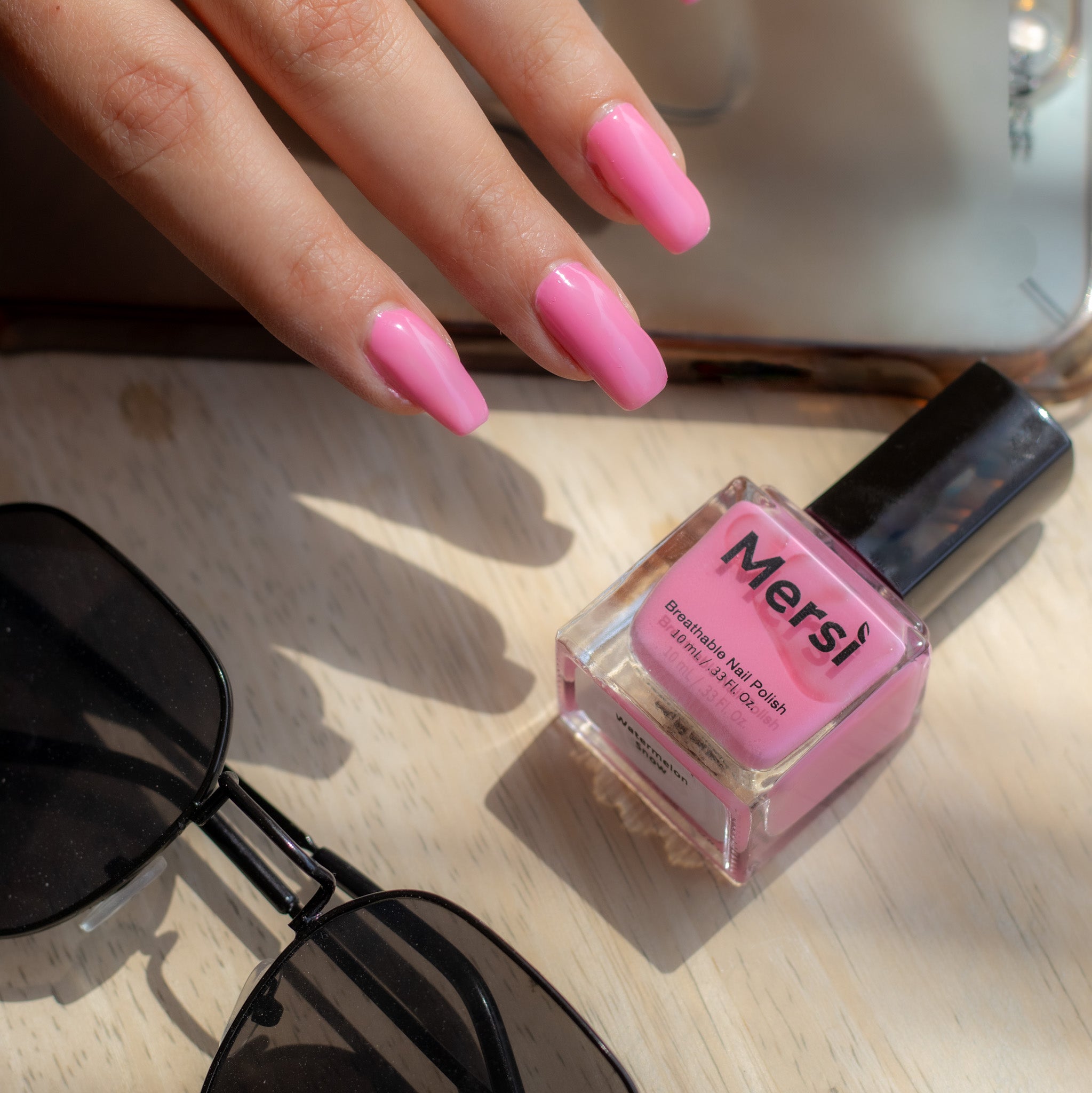 Watermelon Snow Breathable Halal Nail Polish 10ML